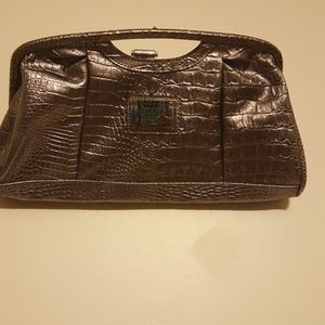 Silver Clutch Purse
